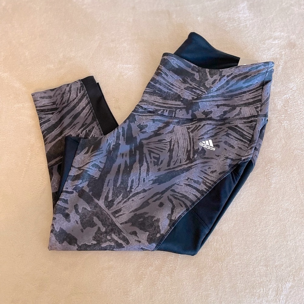 Adidas Zoe Saldana Active 7/8 Length Women’s Tights - Size 4X - Picture 1 of 14